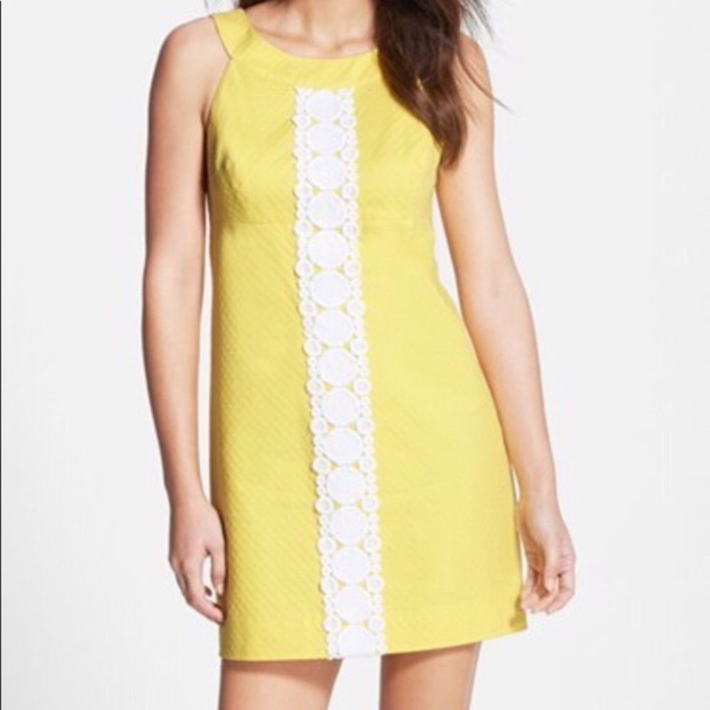Lullu Pulitzer Yellow Shift Dress